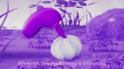 Tongue Licking Clitoris Sucker Vibrator 5 in 1 Nipple Vagina Massager