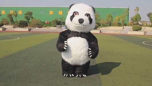 Giant Plush Panda Inflatable Mascot Costume