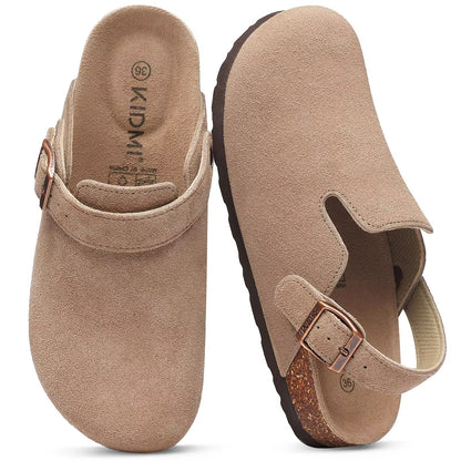 Mules Lady Cork Footbed Sandals Unisex Classic Clogs Slippers