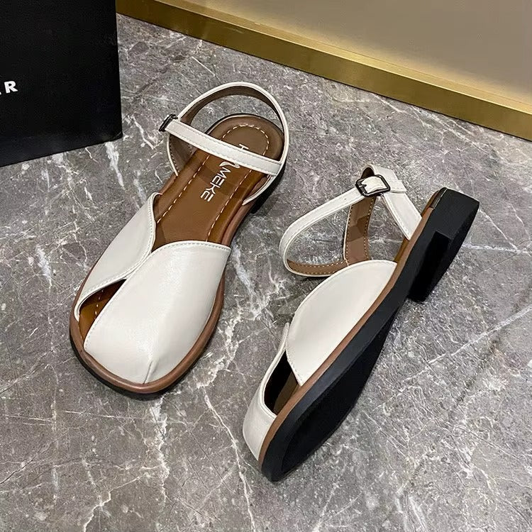 Buckle Strap Comfort Shoes