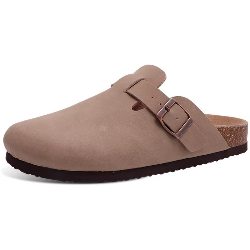 Mules Lady Cork Footbed Sandals Unisex Classic Clogs Slippers