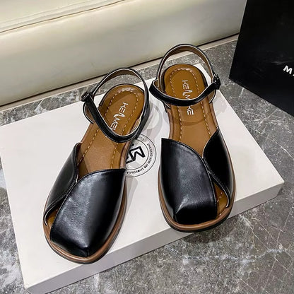Buckle Strap Comfort Shoes