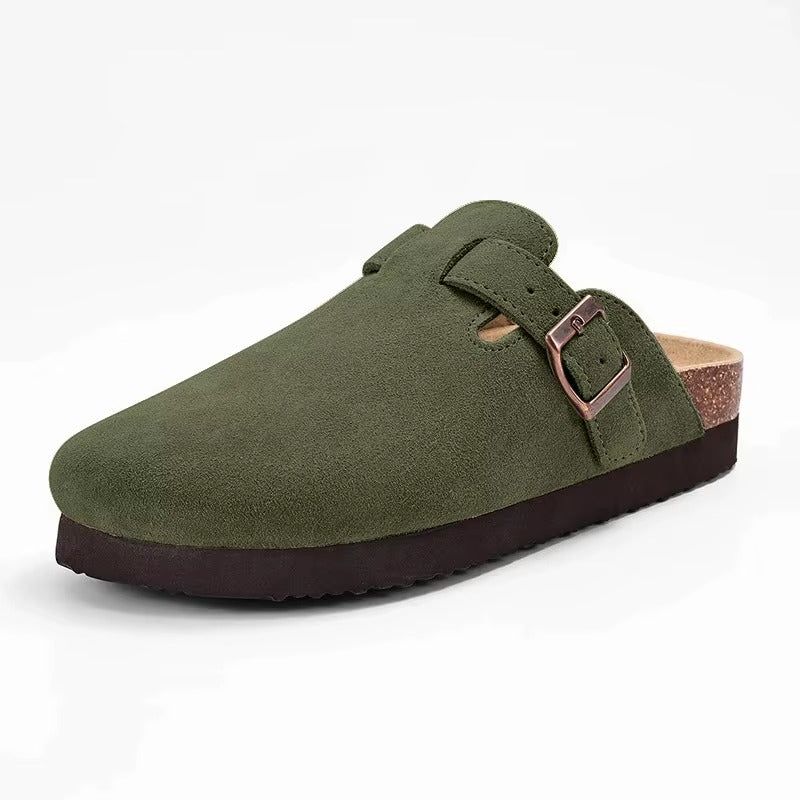 Mules Lady Cork Footbed Sandals Unisex Classic Clogs Slippers