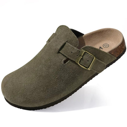 Mules Lady Cork Footbed Sandals Unisex Classic Clogs Slippers