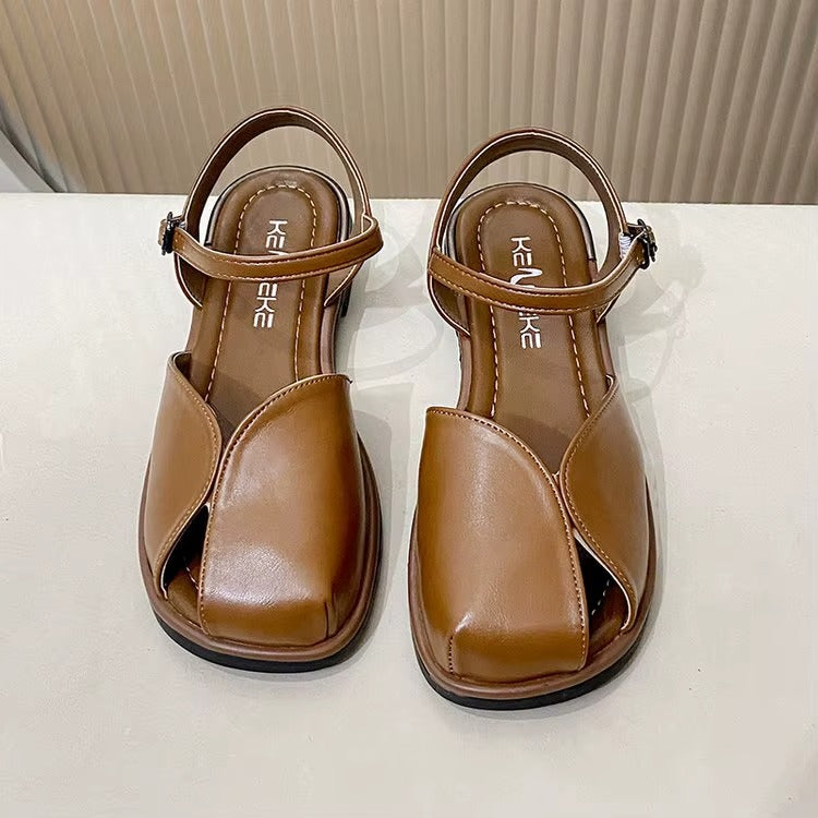 Buckle Strap Comfort Shoes