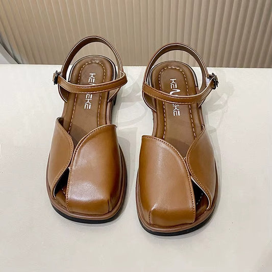 Buckle Strap Comfort Shoes