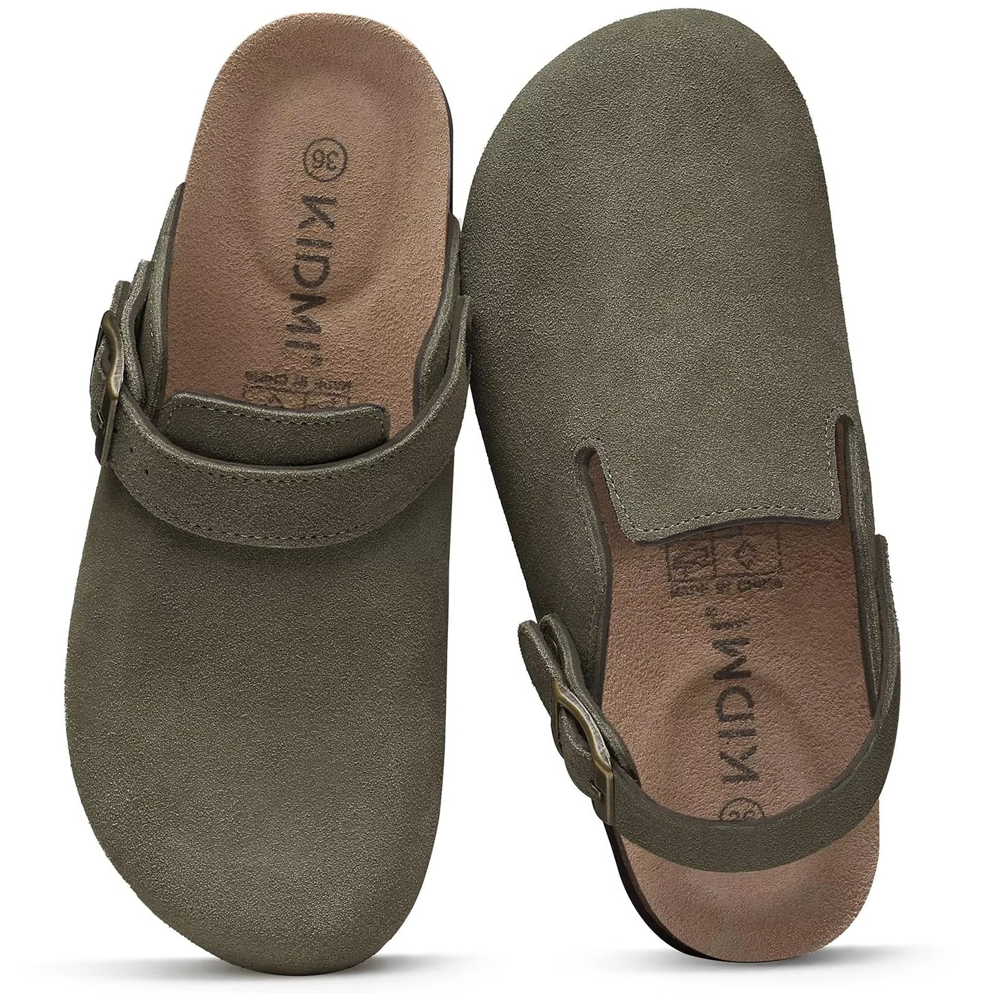 Mules Lady Cork Footbed Sandals Unisex Classic Clogs Slippers